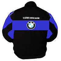 BMW Power Racing Jacket Royal Blue and Black