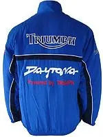 Triumph Daytona Motorcycle Jacket Blue