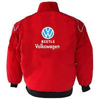VW Volkswagen Beetle Racing Jacket Red