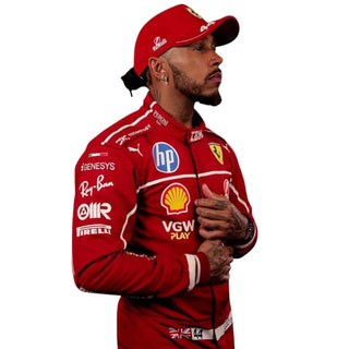 2025 Lewis Hamilton Ferrari HP F1 Team Race Suit