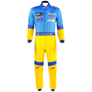 2002 Fernando Alonso Renault F1 Embroidery Race Suit