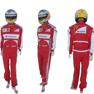 2013 Fernando Alonso Ferrari F1 Embroidered Racing Suit