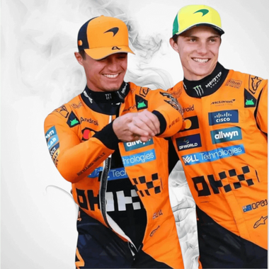 2025 McLaren F1 Team Suit Replica | Lando Norris & Oscar Piastri - Rustle Racegear