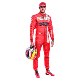 2021 Carlos Sainz Mission Winnow Scuderia Ferrari F1 Race Suit