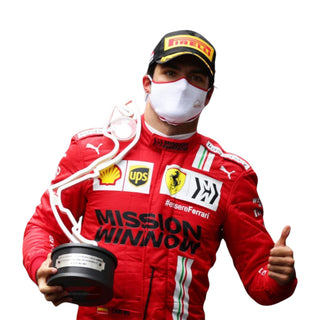 2021 Carlos Sainz Mission Winnow Scuderia Ferrari F1 Race Suit