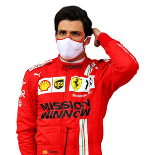 2021 Carlos Sainz Mission Winnow Scuderia Ferrari F1 Race Suit