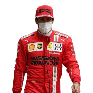 2021 Carlos Sainz Mission Winnow Scuderia Ferrari F1 Race Suit