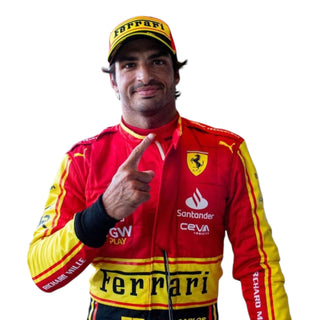 2023 Scuderia Ferrari Monza Special Edition Carlos Sainz F1 Race Suit