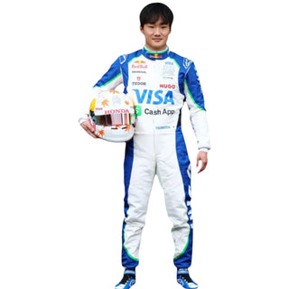 2025 Yuki Tsunoda Visa Cash App Racing Bulls F1 Race Suit