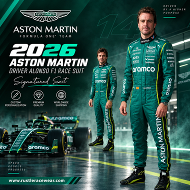 2026 Aston Martin Formula 1 Driver Racing Replica Jumpsuit