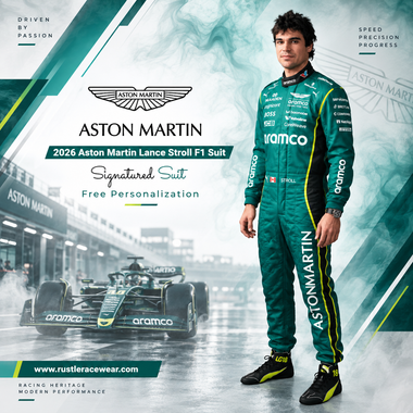 2026 Lance Stroll Aston Martin F1 Racing Replica Jumpsuit