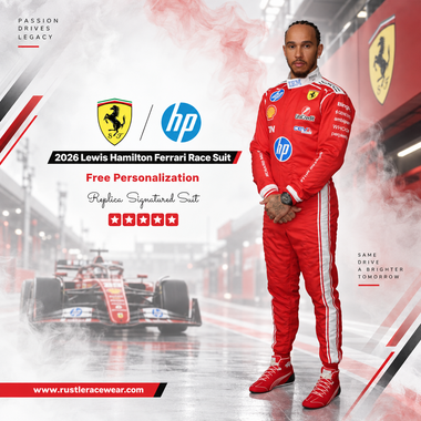 2026 Lewis Hamilton Ferrari HP F1 Replica Race Suit