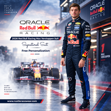 2026 Max Verstappen Oracle Red Bull Racing F1 Race Suit Replica