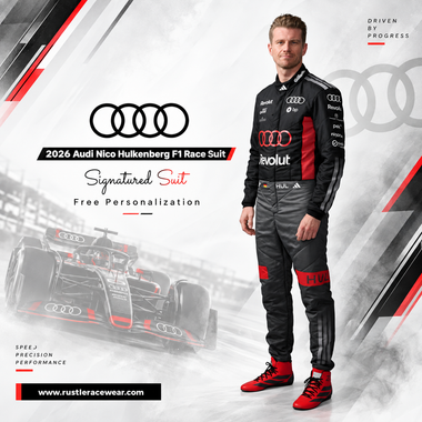 2026 Nico Hülkenberg Audi F1 Team Race Suit Replica – Kids & Adults