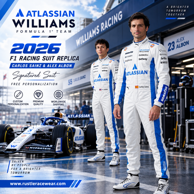 2026 Williams F1 Racing Suit Replica | Carlos Sainz, Alex Albon