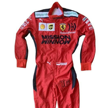 2020 Charles Leclerc Ferrari Mission Winnow F1 Embroidered Racing Suit