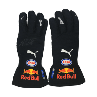 2021 Max Verstappen Signed Red Bull Racing F1 Gloves