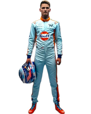 2023 Logan Sargeant Gulf F1 Race Suit Singapore GP