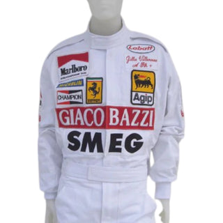 Gilles Villeneuve 1980 SMEG Embroidered F1 Racing Suit