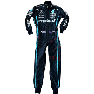 2022 Lewis Hamilton Mercedes Benz AMG F1 Embroidered Racing Suit