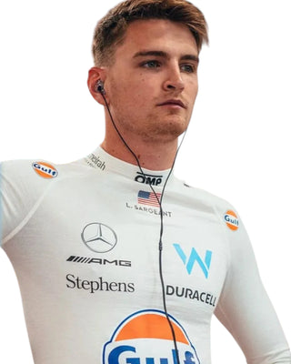 2023 Logan Sargeant Gulf F1 Race Suit Singapore GP