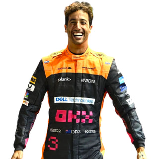 2022 Daniel Ricciardo Original Japan/Singapore GP Special Design McLaren F1 Suit