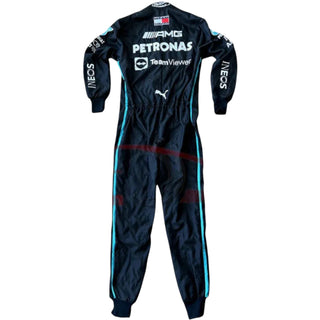 2022 Lewis Hamilton Mercedes Benz AMG F1 Embroidered Racing Suit