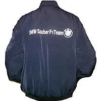BMW Sauber Team F1 Racing Jacket Dark Blue and White