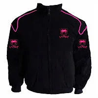 Viper Racing Jacket with Pink Piping