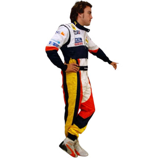 2008 Fernando Alonso Renault F1 Embroidered Racing Suit