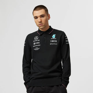 Mercedes-AMG F1 2023 Team Long sleeve Knitted Polo