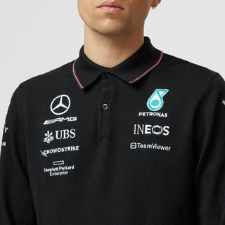 Mercedes-AMG F1 2023 Team Long sleeve Knitted Polo