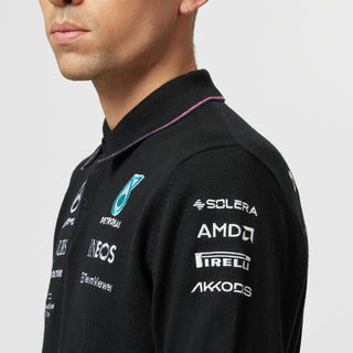 Mercedes-AMG F1 2023 Team Long sleeve Knitted Polo