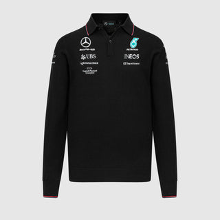 Mercedes-AMG F1 2023 Team Long sleeve Knitted Polo