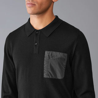 Mercedes-AMG F1 Long sleeve Merino Polo