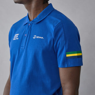 Ayrton Senna Stripe Polo