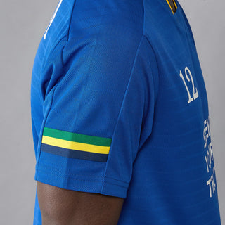 Ayrton Senna Stripe Football T-shirt