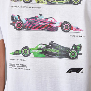 F1 Collection Car Graphic T-shirt