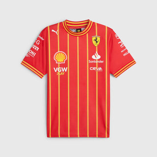 Scuderia Ferrari F1 2024 Carlos Sainz Soccer Jersey
