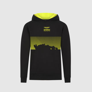 Aston Martin F1 Team Kids Car Graphic Hoodie