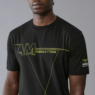 Aston Martin F1 Team Wireframe Graphic T-shirt