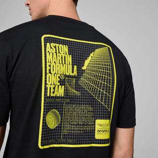 Aston Martin F1 Team Grid Data Graphic T-shirt