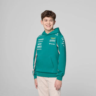Aston Martin F1 Team Kids 2025 Team Hoodie