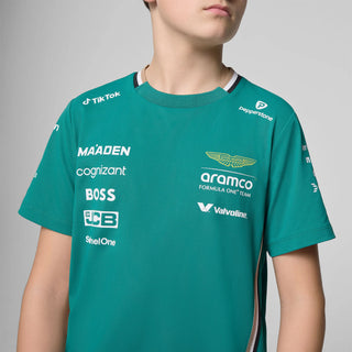 Aston Martin F1 Team Kids 2025 Lance Stroll Driver T-shirt