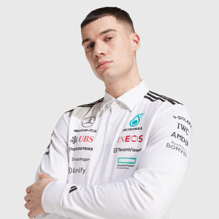 Mercedes-AMG F1 adidas 2025 Long Sleeve Team Polo