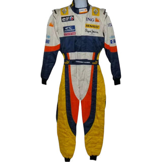 2008 Fernando Alonso Renault F1 Embroidered Racing Suit