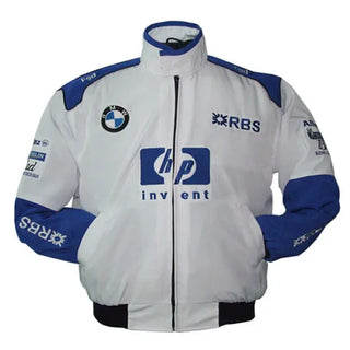 BMW RBS F1 Racing Jacket White and Royal Blue