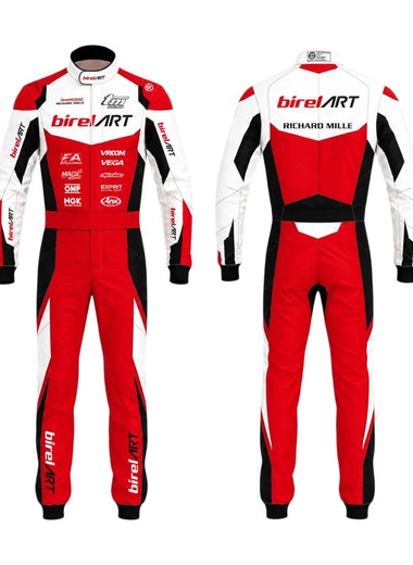 Birel ART Team Kart Racing Suit – Red & White
