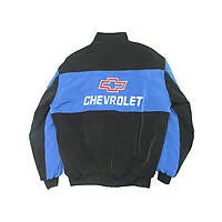 Chevrolet Jacket Black & Light Blue