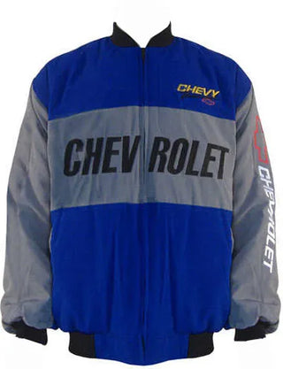 Chevrolet Racing Jacket Blue & Grey